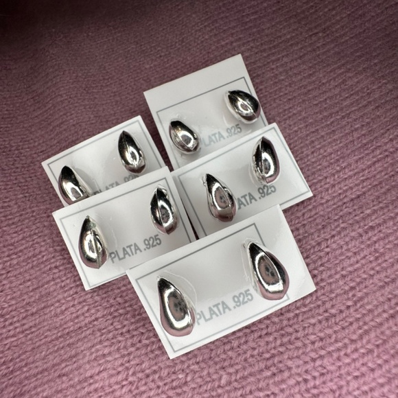 Droplet Earring (silver) - Picture 6 of 8